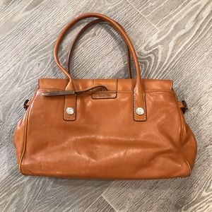 Michael Kors | Vintage | Cotton Gauze Inside , brown bag , leather | Designer